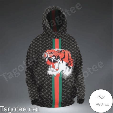 gucci hoodie angry tiger|Gucci tiger tracksuit.